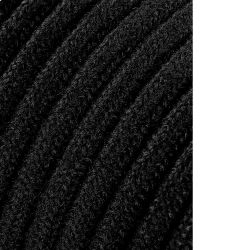 Carrete Cable Cordón Tubular H03Vv-F 2 X 0,75 Mm² Negro, 5 M