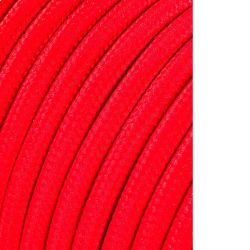 Carrete Cable Cordón Tubular H03Vv-F 2 X 0,75 Mm² Rojo, 5 M