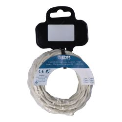 Carrete Cable Textil Trenzado H03Vv-F 2 X 0,75 Mm² Beige, 5 M