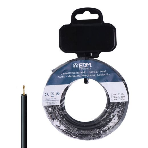 Carrete Cablecillo H07Z1-K 6,00 Mm² Negro, 5 M