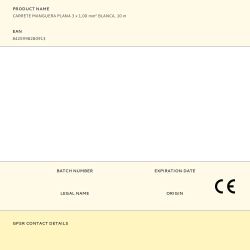 Carrete Manguera Plana 3 X 1,00 Mm² Blanca, 10 M