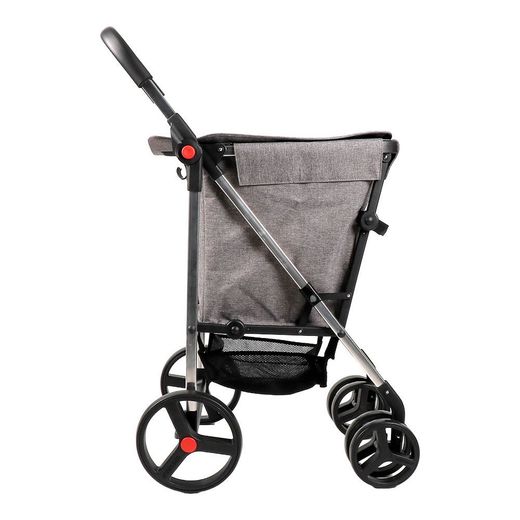 Carro De La Compra Basket Mf 4B Gris