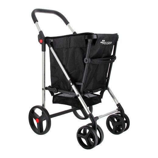 Carro De La Compra Basket Mf 4B Negro