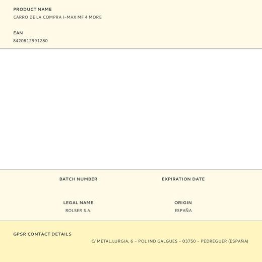 Carro De La Compra I-Max Mf 4 More