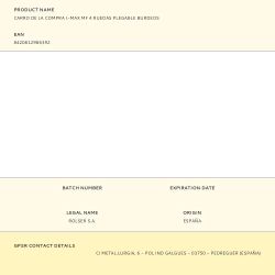 Carro De La Compra I-Max Mf 4 Ruedas Plegable Burdeos