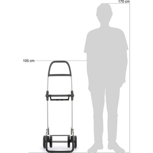 Carro De La Compra I-Max Mf 4 Ruedas Plegable Negro