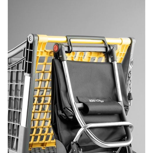 Carro De La Compra I-Max Mf 4 Ruedas Plegable Negro