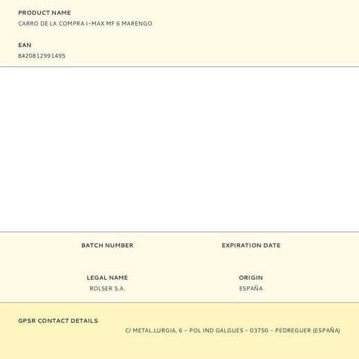 Carro De La Compra I-Max Mf 6 Marengo