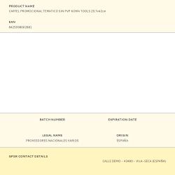 Cartel Promocional Tematico Sin Pvp Koma Tools 29,7X42Cm