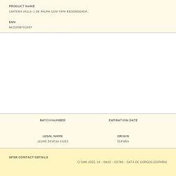 Cartera Valle-1 De Palma Con Tapa Redondeada .