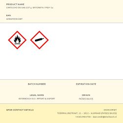 Cartucho De Gas 227 G  Bayoneta / Msf-1A