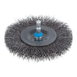 Cepillo De Disco De Alambre De Acero Vástago Hexagonal Ø100 X 10 Mm