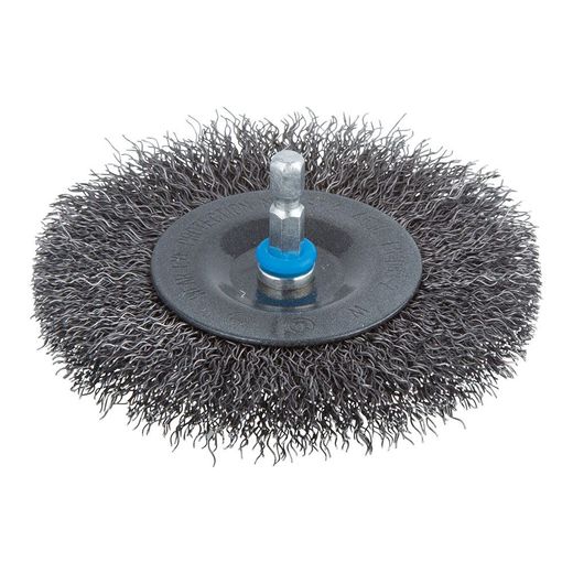 Cepillo De Disco De Alambre De Acero Vástago Hexagonal Ø100 X 10 Mm