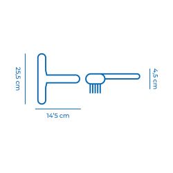 Cepillo De Piscina Classic 25,5 X 14,5 X 4,5 Cm