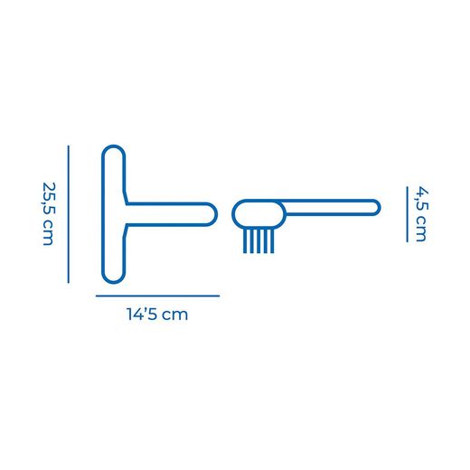 Cepillo De Piscina Classic 25,5 X 14,5 X 4,5 Cm