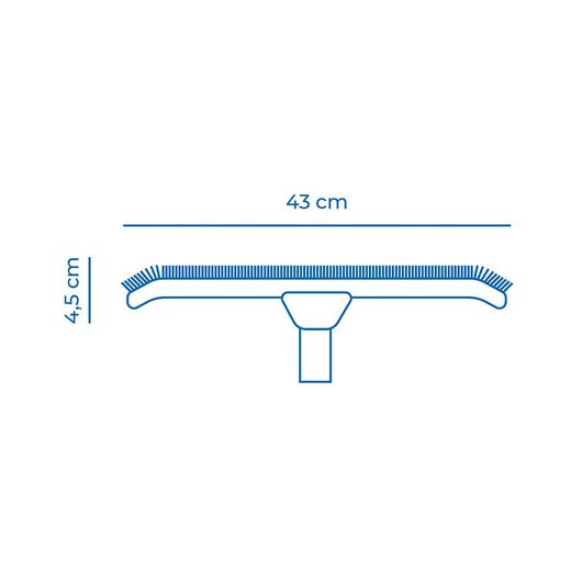 Cepillo De Piscina Para Bordes 43 X 14,5 X 4,5 Cm