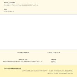 Cepillo Panadero + Pala Recogedor De Plastico