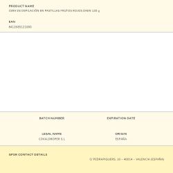 Cera De Depilación En Pastillas Frutos Rojos Daen 120 G