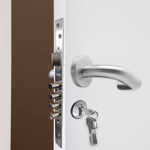 Cerradura Embutir C/C Cre13 50/85 Mm Níquel Satinado