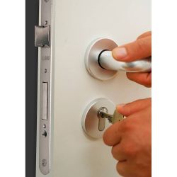 Cerradura Embutir C/R Cre05 50/70 Mm Níquel Satinado