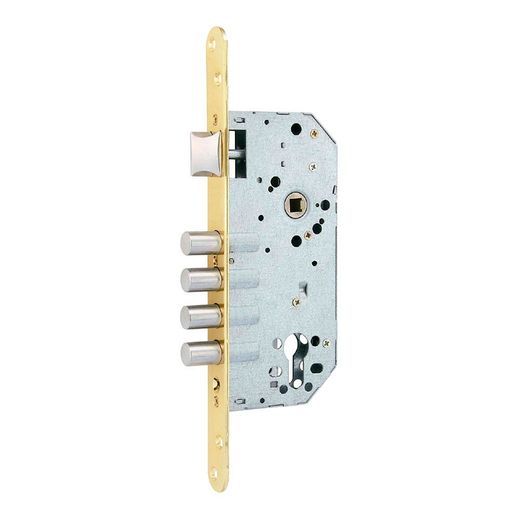 Cerradura Embutir C/R Cre07 50/85 Mm Latonado