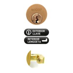 Cerradura Sobreponer Crs02 Derecha 60 X 120 Mm Pintado Oro