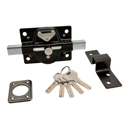 Cerrojo Seguridad Sobreponer Crr02 Marrón