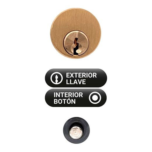 Cerrojo Sobreponer Crr06 105B/50 Mm Pintado Gris