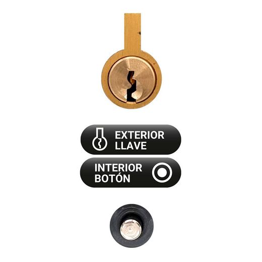 Cerrojo Sobreponer Crr08 86B/50 Mm Níquel