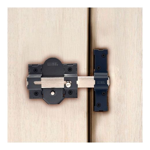 Cerrojo Sobreponer Crr08 86B/50 Mm Pintado Gris Llaves Iguales Amaestradas