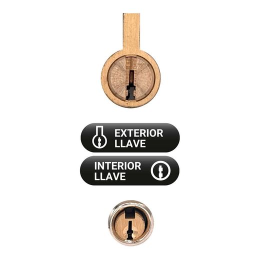 Cerrojo Sobreponer Crr09 86L/50 Mm Níquel