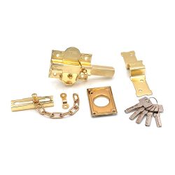 Cerrojo Sobreponer Crr10 86B/50 Mm Latón Satinado