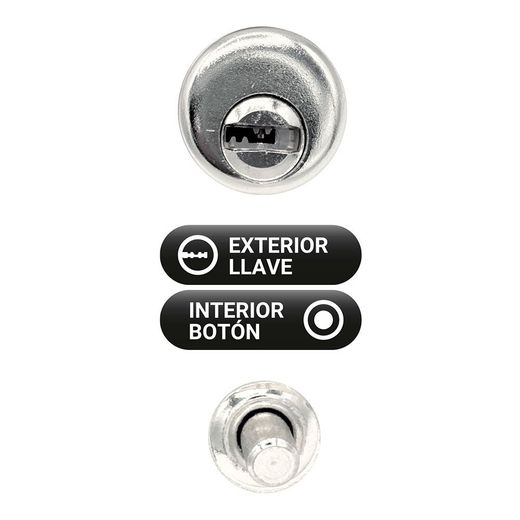 Cerrojo Sobreponer Crr10 86B/50 Mm Níquel