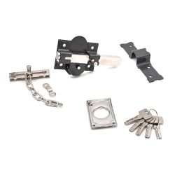 Cerrojo Sobreponer Crr10 86B/50 Mm Pintado Gris