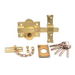 Cerrojo Sobreponer Crr11 86L/50 Mm Latón Satinado