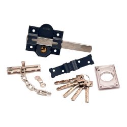 Cerrojo Sobreponer Crr11 86L/50 Mm Pintado Gris