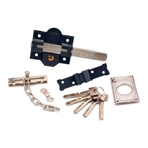 Cerrojo Sobreponer Crr11 86L/50 Mm Pintado Gris