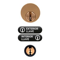 Cerrojo Sobreponer Crr13 86L/50 Mm Pintado Gris