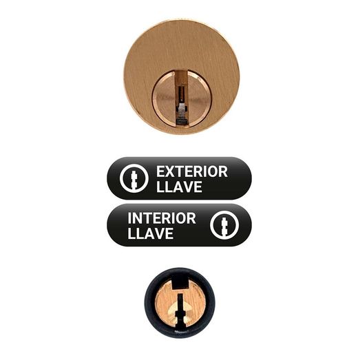 Cerrojo Sobreponer Crr13 86L/50 Mm Pintado Gris