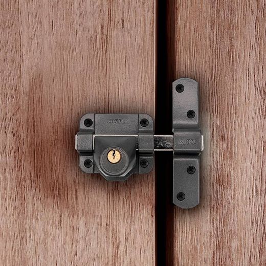 Cerrojo Sobreponer Crr14 86L/50 Mm Pintado Gris