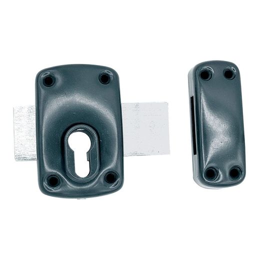 Cerrojo Sobreponer Sin Cilindro Crr16 Pintado Gris