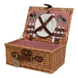 Cesta De Picnic Completa 26 X 38 X 18 Cm