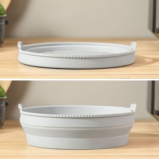 Cesta De Silicona Plegable Para Freidora De Aire