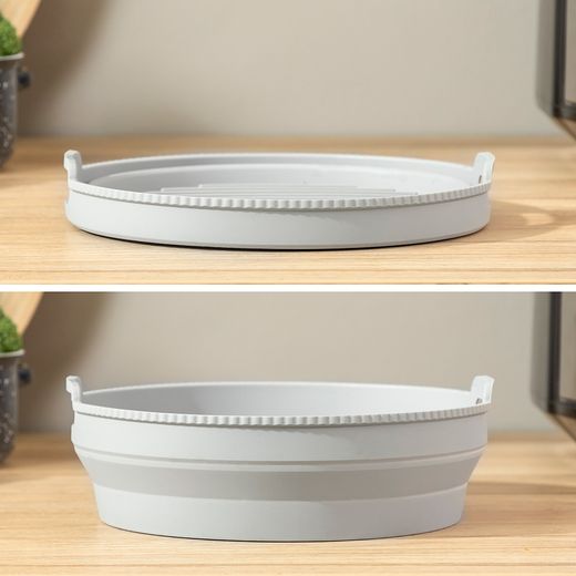 Cesta De Silicona Plegable Para Freidora De Aire
