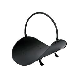 Cesta Metálica Para Leña Color Negro 48 X 35 X 38 Cm
