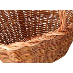 Cesta Mimbre 45X30X23Cm Altura Con Asa 39Cm
