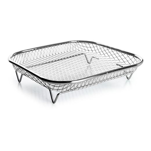 Cestillo Cuadrado Para Freidora De Aire, 19,50 X 19,50 X 4,50 Cm