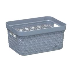Cesto Para Ropa 17 L, Color Gris 37,5 X 26 X 21,3 Cm