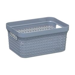 Cesto Para Ropa 17 L, Color Gris 37,5 X 26 X 21,3 Cm