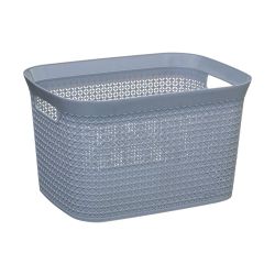 Cesto Para Ropa 25 L, Color Gris 41,5 X 31,2 X 25,7 Cm